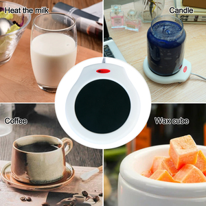 Brûleur de fonte de cire de plaque chauffante, chauffe-pot de bougie électrique pour l'aromathérapie, chauffe-sauce de tasse de café à usage domestique - Product Image 1