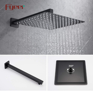 Fyeer Bộ Vòi Hoa Sen Che Khuyết Điểm Ba Chức Năng Màu Đen Mờ - Product Image 3