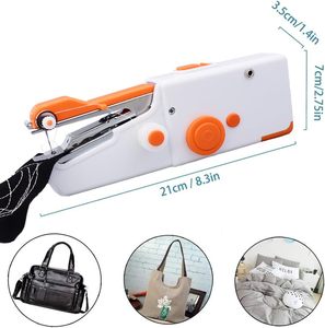 Mini Portable Electric <b>Sewing</b> <b>Machine</b> with Chain Stitch & Engine for Kids <b>Children</b> Thread Trimmer Clothes Home Use - Product Image 1