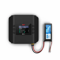 ISDT K4 pengisi daya AC 400W/DC 600Wx2 45A, pengisi daya baterai 1 ~ 8S LiFe LiIon 8000mah 10000mah 12000mah 8s