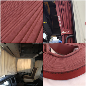 Rideaux de camion en daim de luxe pour l'amélioration de l'intérieur, installation facile pour Volvo/Scania/DAF/Mercedes-Benz Actros/MAN/<span class=keywords><strong>Renault</strong></span> - Product Image 5