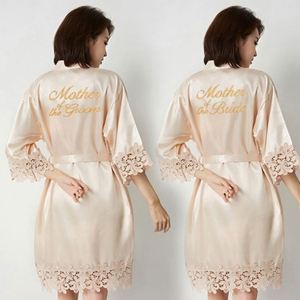 Bridal Shower Party <strong>Wedding</strong> Morning Robe Decoration Kimono <strong>Dress</strong> Lingerie Bride Bridesmaid Sleepwear <strong>Mother's</strong> <strong>Groom</strong> Gown - Product Image 1