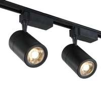 Lámpara LED COB de Doble Cabezal de Alto Lumen, Suspendida, para Tiendas, Iluminación Colgante, Foco Magnético para Rieles