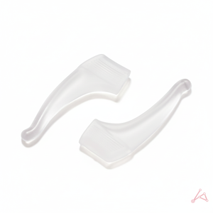 1 paio di auricolari in gomma trasparente per occhiali accessori per cuffie perfette - Product Image 1