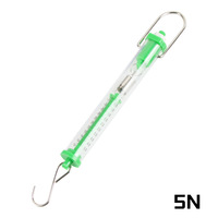 Dynamomètre à ressort cylindrique, balance à ressort tubulaire 2.5N 5N 10N 20N 30N 50N, jauge de force en Newtons pour laboratoire de physique