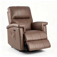 Fauteuil releveur inclinable électrique à double moteur VANBOW pour personnes âgées et patients
