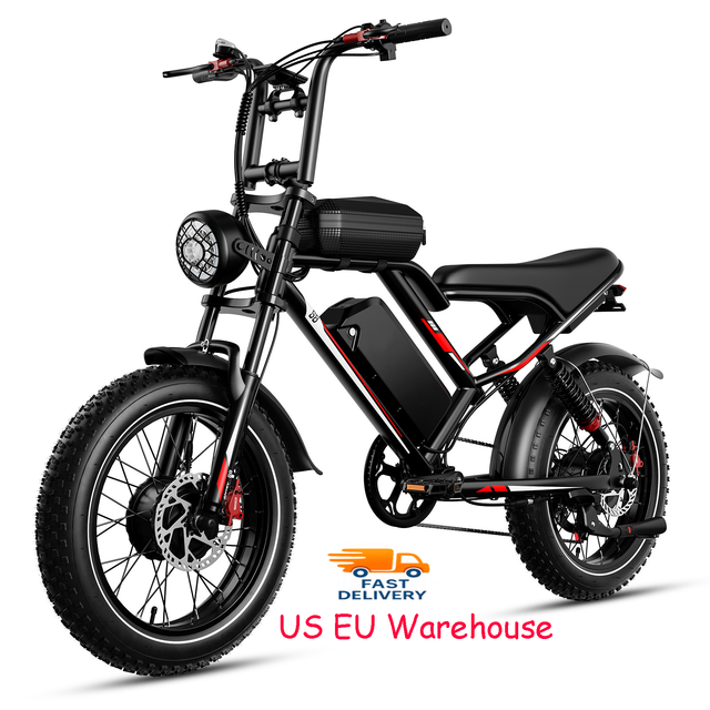 Made in China OEM Factory Electric Bike 48V 25Ah Lithium Battery 7 Speed 48V Smart Electronic Cheap Steel Fat Tire E BIKE