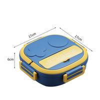 Assiette à dîner pour enfants en acier inoxydable 304, assiette compartimentée pour bébé pour la maternelle, boîte à bento pour étudiants