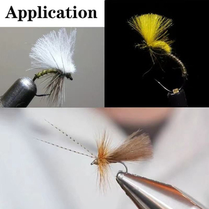 Piume di Marabù di Tacchino Morbide e Soffici, Materiale per Costruzione Mosche Artificiali, per Pesca di Trote e Persici in Acque Dolci, Vendita all'Ingrosso - Product Image 3