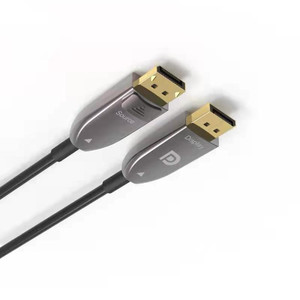 Câble <span class=keywords><strong>optique</strong></span> actif AOC blindé mâle-mâle 4K DP plaqué or avec gaine en PVC de 5M 10M pour moniteur HDTV domestique et lecteur DVD - Product Image 4