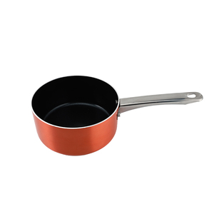 Olla para Leche de Aluminio Prensado con Revestimiento Antiadherente y Mango de Acero Inoxidable para Estufas de <span class=keywords><strong>Gas</strong></span> e Inducción, Ollas para Sopa y Caldo - Product Image 1