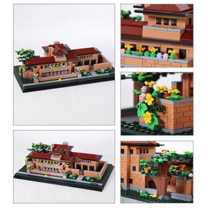 Wange 5246 - Juego de Construcción de Bloques de Rompecabezas Personalizados de la Casa Robie, Atracción Arquitectónica Famosa, Modelo de Juguete para Niños, Regalo - Product Image 4