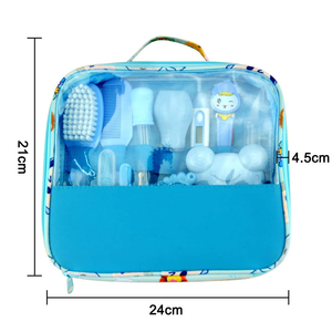 Aspirador de nariz para bebê, conjunto com 13 peças de bolsas de desenho animado para manicure com cortador de unhas - Product Image 6
