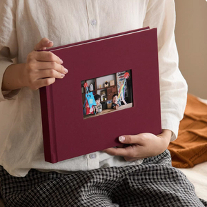 Custom Eco-Friendly Linen <strong>Polaroid</strong> <strong>Photo</strong> <strong>Album</strong> with Multiple Color Options for Instax Mini Film Storage - Product Image 4