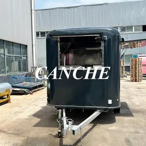 Camion de restauration entièrement équipé, populaire en Europe, four à pizza, chariot de nourriture, remorque mobile pour en-cas - Product Image 6