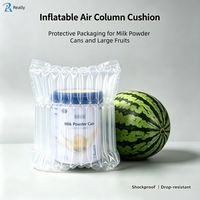 Sacs à colonnes d'air écologiques personnalisés, coussins gonflables pour l'emballage de lait en poudre, de canettes, de pastèques et de grands fruits, protection pour l'expédition