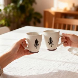 China Custom Made Retro Rough Latte Tea Cup Cute Tree Design <b>Ceramic</b> <b>Mug</b> Nordic Style Dishwasher Microwave Safe Business Gifts - Product Image 3