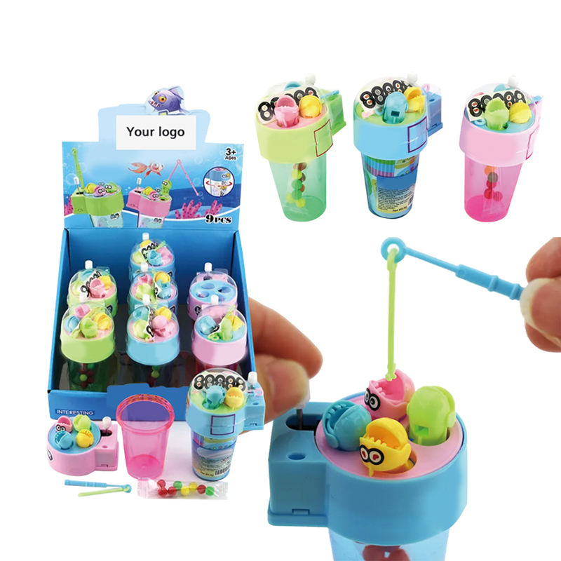 Calidad juguetes de caramelos de pesca para una experiencia