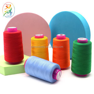 خيط خياطة هونغكياو 50s/3 صديق للبيئة 100% بوليستر مغزول للاستخدام في الملابس والحياكة والصباغة - Product Image 2