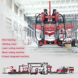 ZMDE-HBIM-16P自動380V統合機械プロフェッショナルIビーム加工Hビーム溶接金属ストレート加工機械ライン - Product Image 3