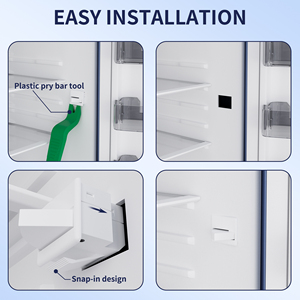 <span class=keywords><strong>Interruptor</strong></span> de <span class=keywords><strong>Luz</strong></span> para Puerta de Refrigerador de 2 Pines NC, 6A 250V CA, <span class=keywords><strong>Interruptor</strong></span> Momentáneo para Refrigerador <span class=keywords><strong>con</strong></span> Herramienta de Palanca para GeWhirlpool - Product Image 3