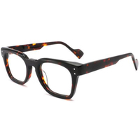 Montures de lunettes classiques pour hommes, montures de lecture en acétate de luxe pour hommes, montures de lunettes carrées larges en acétate pour femmes, montures de lunettes de créateur pour hommes