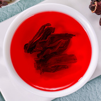 Fleurs d'hibiscus séchées en vrac, très demandées, spécialité Roselle, thé en fleurs santé, thé en vrac, sachet de thé brut, Hibiscus Sabdariffa