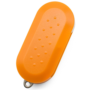 Coque de clé télécommande 3 boutons orange pour véhicule, étui de protection pour clé de voiture, capa para chave de carro, carcasa llave - Product Image 2