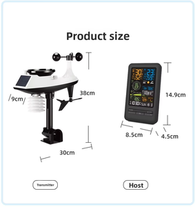 Thermomètre hygromètre numérique intelligent professionnel YAGO WIFI TUYA avec contrôle par application intelligente, station météo - Product Image 6