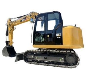 Mini-excavatrice d'occasion d'origine japonaise, presque neuve, CAT 307, avec de bonnes caractéristiques, faibles coûts d'exploitation et haute performance, avec pince hydraulique. - Product Image 1