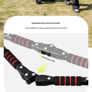 Navyice Rear Opening Camping Wagon 650L Capacity Pro Dual Push Pull Handle Q195 Steel Frame 40HQ FCL Bulk Wholesale - Product Image 3