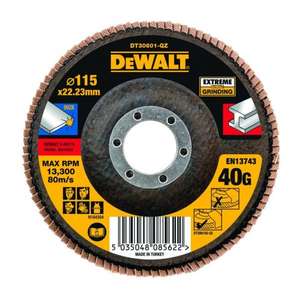 DEWALT-Disque à lamelles DT30612-QZ EXTREME-Plat (10 pièces) -EAN 5035048085660 ABRASIFS DISQUES ABRASIFS POUR LE MEULAGE ET LA FINITION - Product Image 1