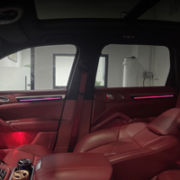 Adecuado para 24-25 Porsche Cayenne luces ambientales dinámicas (modelos de molde de luz y sombra) 30 luces