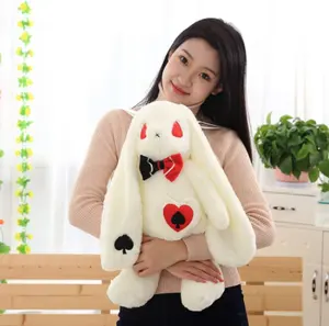 Cute Hearts Bunny Plush Toy Girls Shoulder Bag Lolita Rabbit Soft toys Anime Bags