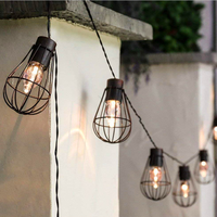 Guirlande lumineuse solaire en forme de boule, lampes solaires d'extérieur, lampes LED étanches pour jardin