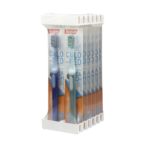 <span class=keywords><strong>Brosse</strong></span> à dents moyenne Wave avec support, poils en spirale <span class=keywords><strong>pour</strong></span> adultes, usage domestique, vente en supermarché - Product Image 2