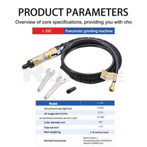 Mini broyeurs d'<span class=keywords><strong>air</strong></span> compacts contrôle de précision pour l'artisanat de fabrication de bijoux de meulage fin - Product Image 6