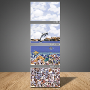 กระเบื้องเซรามิคลายชีวิตทะเล30x45ซม. ตกแต่งรูปภาพปลาเคลือบเงามันเหมาะสำหรับห้องน้ำขนาด300X450มม. - Product Image 5