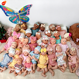 Muñecas Reborn Personalizables con Forma de Rostro, Cuerpo de Silicona Suave, Bebé Reborn Realista, Niña Recién Nacida, Bebé Reborn de Silicona para Niños, Juguete - Product Image 1