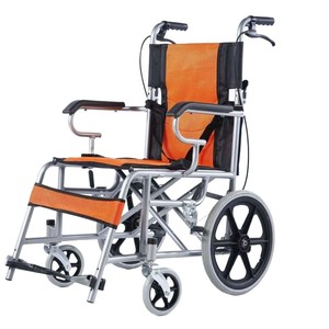 Que vous bénéficiiez de nombreuses bénédiction : Fauteuil roulant manuel avec pneu plein de 16 pouces, roue intégrée en acier à haute teneur en carbone pour personnes âgées et handicapées - Product Image 4