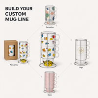 Tasse à Latte en Céramique Naturelle Authentique avec Finition Écologique en Argile, Ligne de Recyclage pour une Vie Quotidienne Biologique et Durable