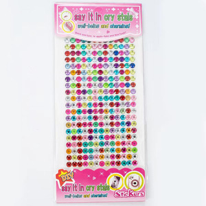 <span class=keywords><strong>Adesivi</strong></span> di cristallo brillante per bambini album fai da te <span class=keywords><strong>adesivi</strong></span> con diamanti con gemme di cristallo - Product Image 5