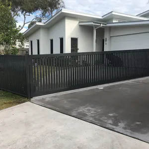 Modern Powder Coated Aluminum Blade Garden Fence Anticorrosive Fence Aluminum Fence