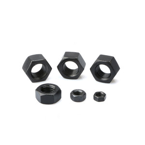 Hex Nut M10 Metric Class 8.8 Black Oxide Finish Hexagon Shape Right Hand <b>Thread</b> General Industry Use - Product Image 5