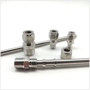 10mm Tube X 1/2 In. NPT Male Connector 316 <strong>Stainless</strong> <strong>Steel</strong> Compression <strong>Fitting</strong> and Tube <strong>Fitting</strong> <strong>Pipe</strong> <strong>Fittings</strong> - Product Image 5