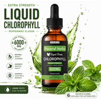 Complément alimentaire à la chlorophylle OEM, herbes naturelles, gouttes liquides orales pour favoriser la digestion, réduire les odeurs corporelles, soutenir la détoxification