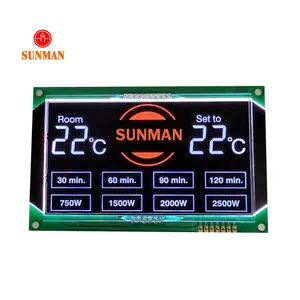 Hochwertiges, hoch auflösendes, monochromes Zeittemperatur-Display und serielles LCD-Leiterplatten-Treiber-Anzeige modul