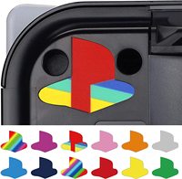 12 autocollants colorés pour PS5 par paquet