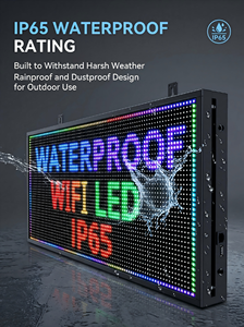 Pantalla LED de Texto a Todo Color, <span class=keywords><strong>Serie</strong></span> de LED de Alta Densidad, Personalizable, Estructura Comercial para Visibilidad en Condiciones de Baja Luz - Product Image 4