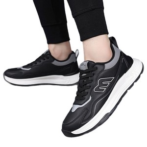 Chaussures de course unisexes, tige synthétique, doublure en mesh, semelle intermédiaire en EVA, semelle extérieure en caoutchouc, légères et confortables, baskets de sport pour l'automne - Product Image 5